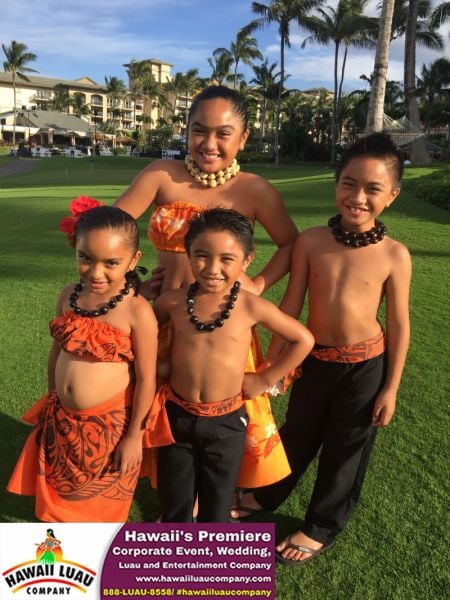 Hawaii Luau Company- Hula Keiki dancers in Maui
