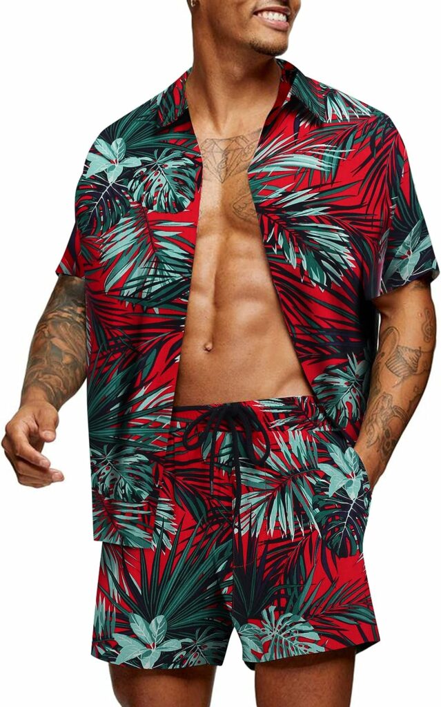 Coofandy Mens Hawaiian Matching Set Review