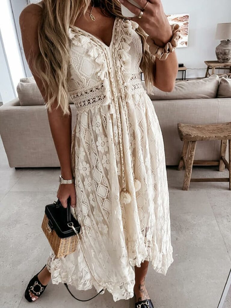 Cupshe Womens Lace Up Dresses Review