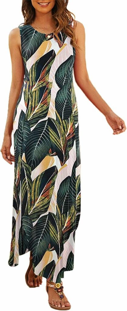 Hount Womens Casual Summer Sleeveless Dress Review